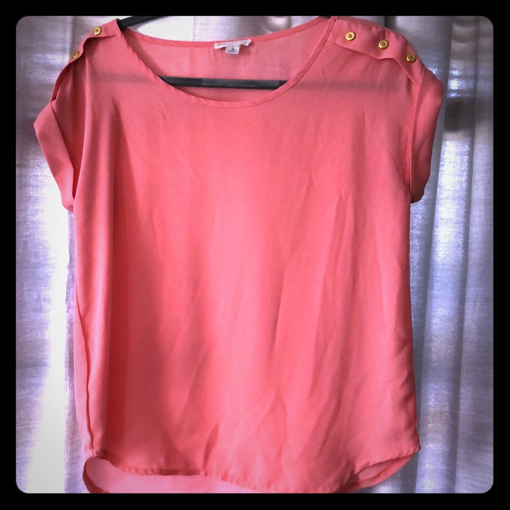 Zenana Outfitters Peach blouse